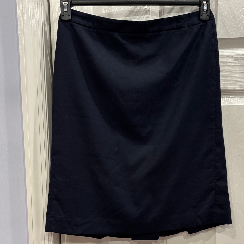 J. Crew Navy Pencil Skirt